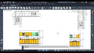 Kitchen Elevation  Kitchen Plan  AutoCAD [upl. by Starobin]