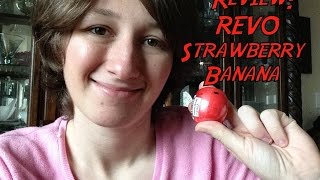 Review  REVO Strawberry Banana Lip Balm 2014 version [upl. by Ise642]