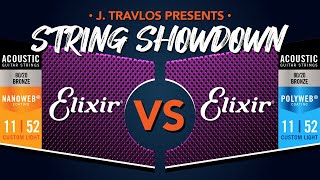 Guitar String Showdown Elixir Nanoweb 8020 vs Elixir Polyweb 8020 Acoustic Guitar Strings [upl. by Catherin727]