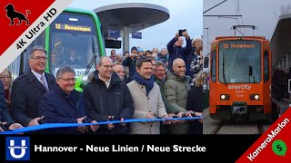 Stadtbahn Hannover  Abschied von der klassischen Linie 9 amp neue Linien  neue Strecke  4K [upl. by Maretz896]