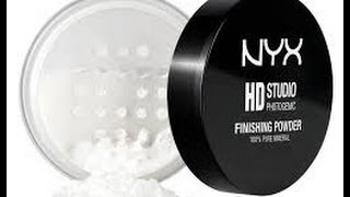 NYX HD Studio Photogenic Finishing Powder Review [upl. by Gaylene]