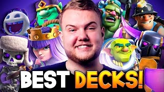 TOP 3 BEST META DECKS IN CLASH ROYALE [upl. by Eleira]