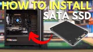 How to Add a SATA SSD  Full Tutorial [upl. by Savina878]