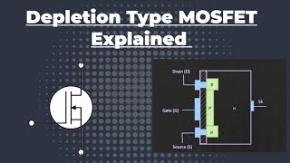 MOSFETDepletion Type MOSFET Explained Construction working and Characteristics Explained bengali [upl. by Irrol]