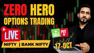 Live Trading Nifty Banknifty Options  Nifty 50 Expiry Option Trade  17Oct  livetrading nifty [upl. by Felder]