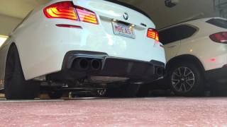 F10 M5 EISENMANN race exhaust cold start [upl. by Melinda]