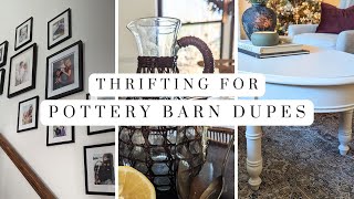 Goodwill Pottery Barn Dupes  Thrifting my Pottery Barn Inspo [upl. by Adnertal]