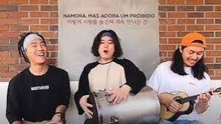 JAPONÊS CANTANDO  PÉ NA AREIA [upl. by Otrebor217]