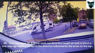 Davey Street Hobart Tasmania Motorhome wrong way [upl. by Sterner]