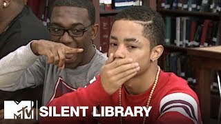 New Boyz amp Iyaz Take on the Silent Library  MTV Vault [upl. by Ecnerol734]