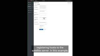 Registering RHEL Hosts  Satellite Shorts 04 [upl. by Nalad947]