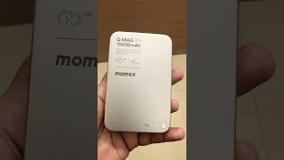 Momax QMAG X1 Magnetic Wireless Battery Pack 10000mAh unboxtherapy MOMAXHongKong ​⁠ [upl. by Okechuku]