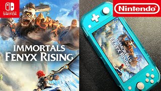 Immortals Fenyx Rising  Nintendo Switch Lite  Unboxing and Gameplay [upl. by Matuag]