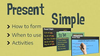 Present Simple Tense  Learn English  EasyTeaching [upl. by Yecnahc]