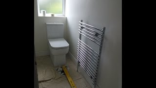 DIY How to install a towel radiator [upl. by Astrix380]