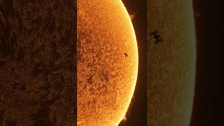 Space Station transit across the Sun September 2024 [upl. by Averat]