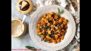 Pumpkin Ricotta Gnocchi  Rossellas Cooking With Nonna [upl. by Acinorej355]