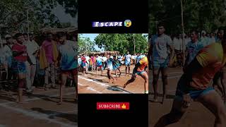 🚫 BACK KICK  ESCAPE ⚠️🔥😰 kick escape kabaddi कबड्डी shorts shortfeed youtubeshorts viral [upl. by Aneloaup640]