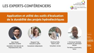 Outils d’évaluation de durabilité des projets hydroélectriques Séminaire en ligne [upl. by Haynes405]