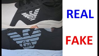 EA7 sneakers real vs fake How to spot fake Emporio Armani shoes [upl. by Rocky37]