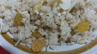 طريقة عمل الكسكسى الحلو How to make Sweet Couscous [upl. by Akenal551]