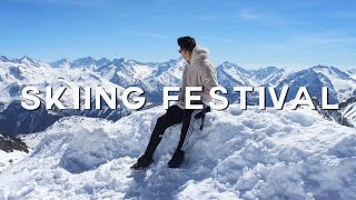 Alpe DHuez Skiing 2017  Above amp Below [upl. by Ayekim349]