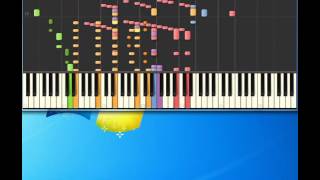 Everly Brothers Lucille Piano tutorial by Synthesia [upl. by Coletta233]