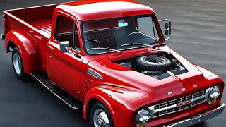 ford f100 pickup truck first look 2025 [upl. by Dynah158]