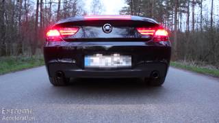 BMW F12 640d  Acceleration and Sound [upl. by Ahsenom]