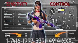 NEW UPDATE 35🔥BEST SENSITIVITY CODE  CONTROL SETTINGS BGMIPUBG MOBILE TngAssaulter [upl. by Krucik564]