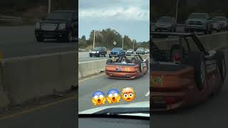 The Upside Down Car 😱🤯 weirdcars funnycars strangecars upsidedown [upl. by Orlina]