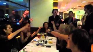 Tulisa and Little Mixs amazing dinnerdate singing performance  Exclusive [upl. by Adnohryt]