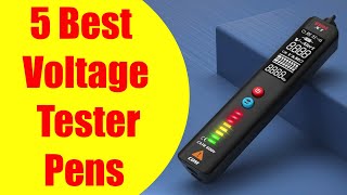 5 Best Voltage Tester Pens For Electricians  Current Detector Pen  Current Detector Tester [upl. by Odnala]