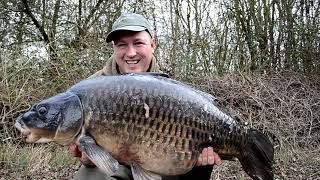 Day Ticket Carp Fishing Elson Lake pt2 The Giant Black Double Belly Common [upl. by Reifel]