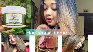 Hair Spa at Home 🏡 with Strex spa nourishing cream [upl. by Cinemod]