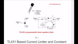 TL431 Based Current Limiter Constant Current Source Circuits [upl. by Edroi]