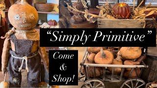 Amazing Shop “Simply Primitive” is full of antiques amp Primitives and tons of Fall decor [upl. by Aelc612]