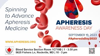 NIH Apheresis Awareness Day September 19 [upl. by Janie]