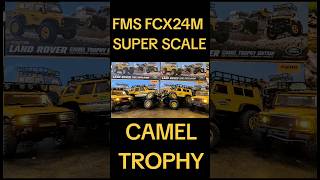 FMS FCX24M Camel Trophy edition Range Rover  discovery  defender 90 110 landrover fmsmodelRC [upl. by Foskett49]