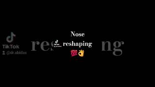 Nose Reshaping procedure💯👌👌dermatologistbest in twin Cities drabidasardarShortsviral [upl. by Sakul672]