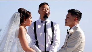 David Sos Wedding Officiant Speech [upl. by Evvie]