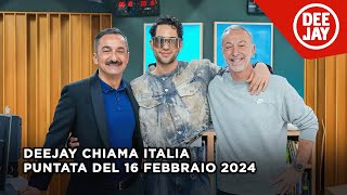 Deejay Chiama Italia  Puntata del 16 febbraio 2024  Ospite Mahmood [upl. by Annawit]