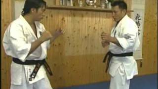 Kyokushin karate instructional by Hajime Kazumi [upl. by Bordy]