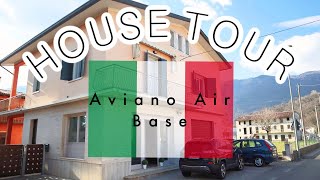 HOUSE TOUR IN ITALY  AVIANO AIR BASE HOUSING [upl. by Elin519]