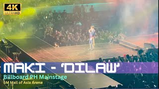 FANCAM MAKI  Dilaw Performance at Billboard PH Mainstage SM MOA Arena 101524 [upl. by Ainel]