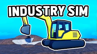 The Best INDUSTRY SIMULATOR on Roblox [upl. by Esiralc]