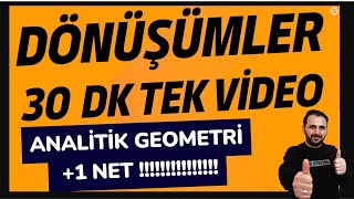 Dönüşümler Analitik Geometri TÜM FORMÜLLER KONU ANLATIM TEK VİDEO 2024 12Sınıf 2Dönem 1Yazılı [upl. by Fatma633]