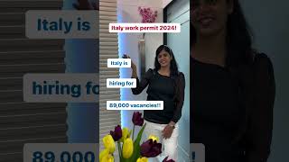 ITALY WORK PERMIT OR DECRETO FLUSSI 2024 [upl. by Letta648]