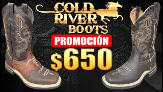 Fabricante de botas vaqueras en Leon Guanajuato promoción Noviembre y Diciembre del 2024 COLD RIVER [upl. by Naj]