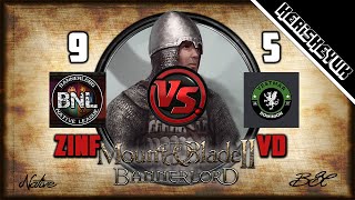 Zinfandel vs VD BNL Official  Mount and Blade 2 Bannerlord Div C [upl. by Ishii]